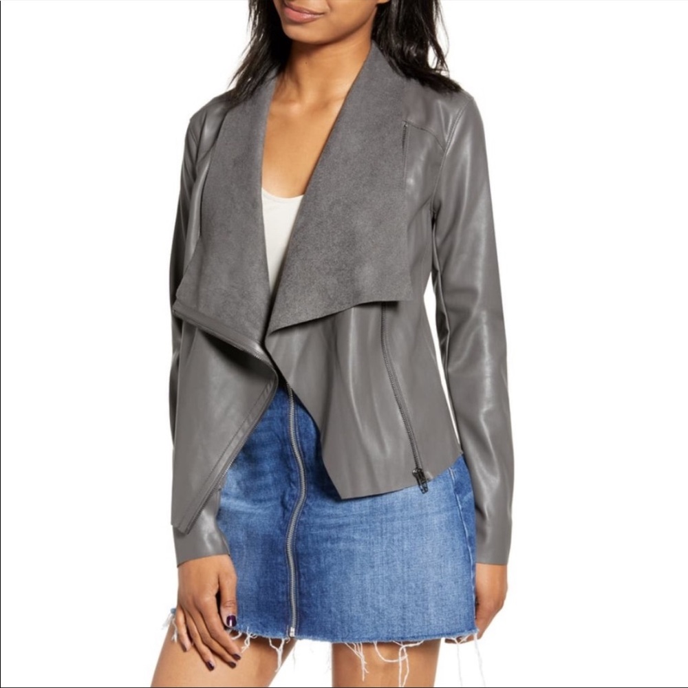 Blank NYC XS faux leather Moto jacket